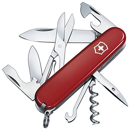 Victorinox, Schweizer Taschenmesser, Climber, Multitool, 14 Funktionen, Klinge, gross, Korkenzieher, Dosenöffner