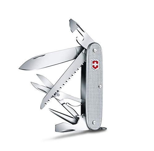 Victorinox Schweizer Taschenmesser, Farmer X, Swiss Army Knife, Multitool, 10 Funktionen, Klinge, Schraubendreher 3 mm, Kapselheber